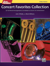 Alfred Accent on Performance Concert Favorites Collection Bass Clarinet Book