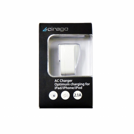 Picture of CIRAGO IPA2100 Cable&#44; AC-USB Sync-Charger iPod&#44;iPhone&#44; iPod 2.1A output
