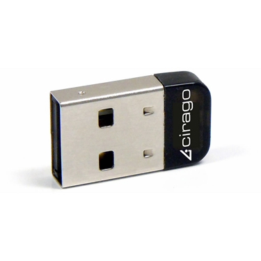 Picture of CIRAGO BTA8000 Adapter&#44; USB CLASS 2&#44;82ft&#44; Bluetooth Bluetooth 4.0 Adapter