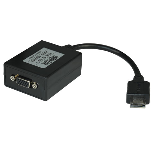 Tripp Lite- HDMI to VGA with Audio Converter- Adapter- 6IN Cord