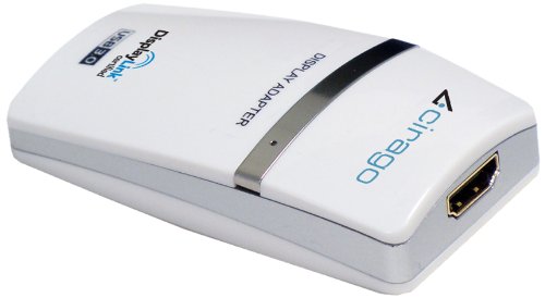 CIRAGO UDA3000 Adapter-USB 3.0 to HDMI - DVI Display Adapter-WHT Multi-display setup from USB ports-6 ports