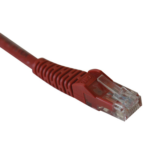 Tripp Lite, Patch Cable, Snagless Molded, Cat5e, 350MHz, RJ45 M-M, 14FT, Red