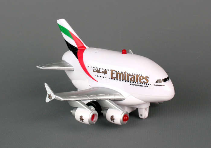 Picture of Toytech TT52084 Emirates A380 Pullback with LIGHT & Sound