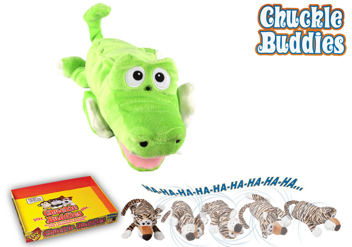 Picture of Fifty Fifty Plush Toys FFJB00500 Chuckle Buddies Alligator