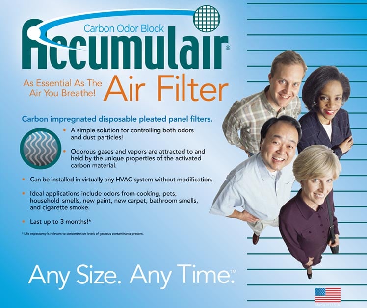 FO20X20X2=RTL 20x20x2 Totaline Carbon Air Cleaner Filters  Pack of 2 -  Filters-Now