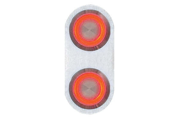AUTBBA21 Daytona Billet Switch with RED LED Illumination - Single Switch