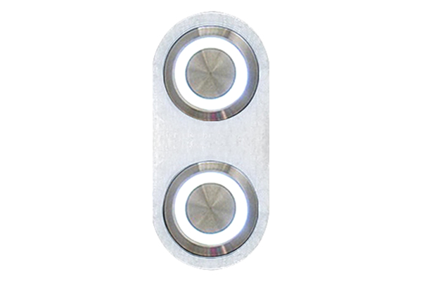 AUTBBA23  Daytona Billet Switch with WHITE LED Illumination - Single Switch