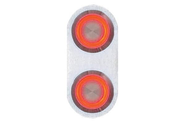 Picture of AutoLoc Power Accessories AUTBBB21 Retro Billet Switch with Red Illumination - Single Switch