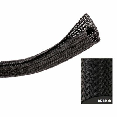 KICWFBBK2 by 00L001 2 inch  Black Ultra Split Wrap Wire Loom - 1 Foot -  Keep It Clean Wiring Accessories