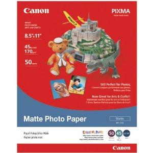 Picture of 7981A004 Canon Usa Matte Photo Paper 8.5 X 11in- 50 Sheets - Matte Mp-101 Ltr_50