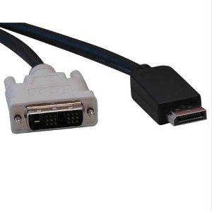 Displayport To Dvi Cable, Displayport With Latches To Dvi-d Single Link Adapter