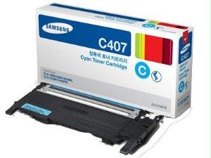 CLT-C407S   Cyan Aftermarket Toner Cartridge - Estimated Yield 1 500 Pages @5% - For Use In Models: Sam -  Samsung Compatible