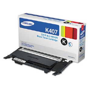 Picture of CLT-K407S Samsung Compatible  Black Aftermarket Toner Cartridge - Estimated Yield 1 500 Pages @5% - For Use In Models: Sam