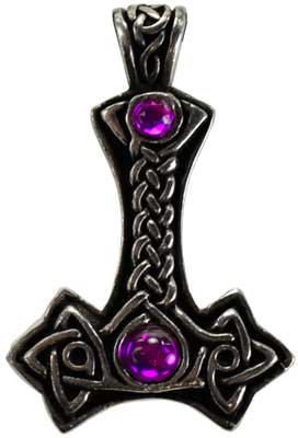 Azure Green JT549 Thors Hammer pewter