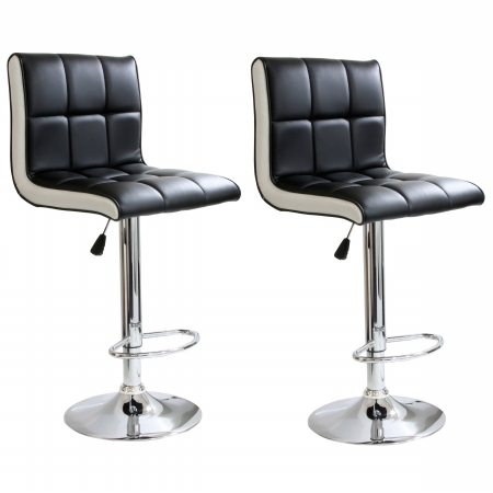 Buffalo Tools  Ameri Home 2 Piece 2 Tone Padded Bar Stool Set