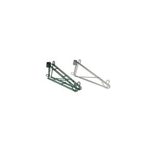 Focus FPMB14SGN Brackets for 14 Deep Wall Mounted Shelf, Epoxy, Green Epoxy