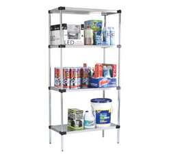 Focus FF2448SSS Stainless Steel Solid Shelf - 48W x 24D, Silver