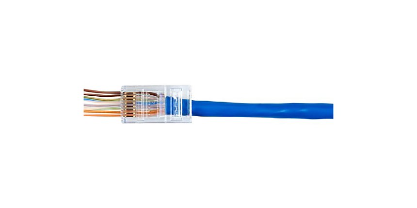 Category 5e Ez Plugs Unshielded  100 Pack