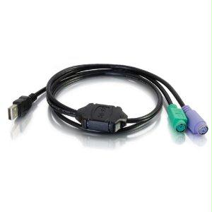 Picture of 27425 C2g 3ft Usb To Dual Ps-2 Keyboard And Mouse Adapter Cable .use A Ps-2 Compatible Key