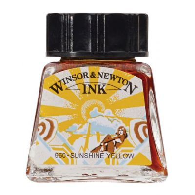 Picture of ColArt 1005633 Drawing Ink 14ml Sunshine Yellow