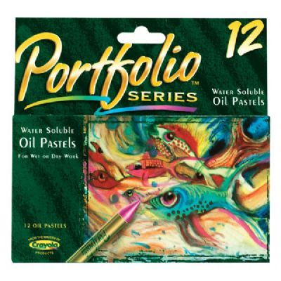 Picture of Crayola 52-3612 Water-Soluble Oil Pastels 12-Color Set