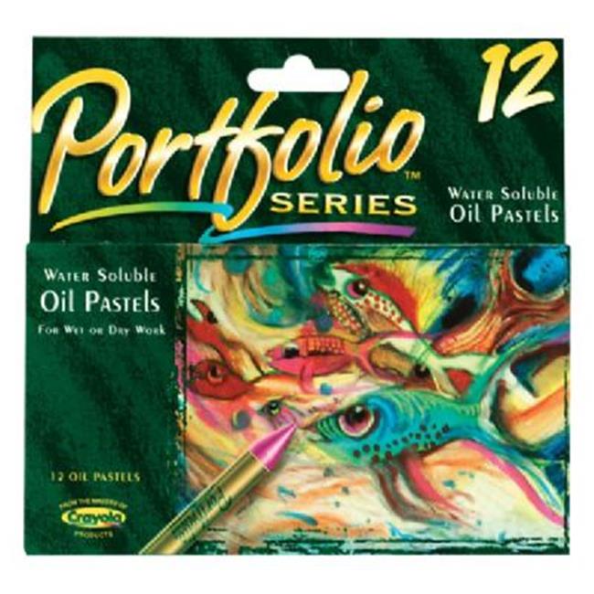 Crayola 52-3612 Water-Soluble Oil Pastels 12-Color Set
