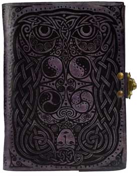 Azure Green  Owl Leather with Latch
