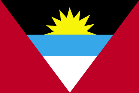 3 ft. x 5 ft. Nyl-Glo Antigua & Barbuda Flag