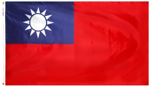 Picture of Annin Flagmakers 191693 3 ft. x 5 ft. Nyl-Glo Taiwan Flag