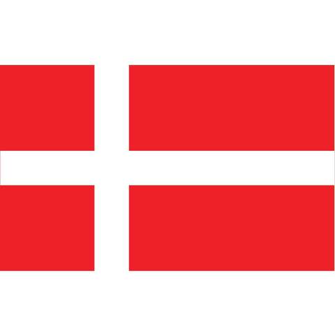 4 ft. X 6 ft. Nyl-Glo Denmark Flag