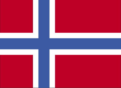 4 ft. X 6 ft. Nyl-Glo Norway Flag