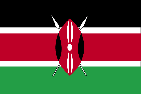 5 ft. X 8 ft. Nyl-Glo Kenya Flag