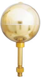 4 in. Gold Anodized Aluminum Ball