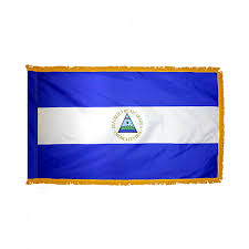 3 ft. x 5 ft. Nyl-Glo Nicaragua Government Flag