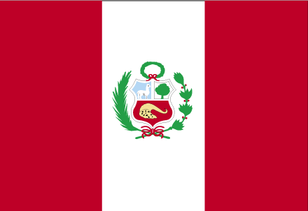3 ft. x 5 ft. Nyl-Glo Peru Government Flag