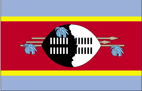 4 ft. X 6 ft. Nyl-Glo Swaziland Flag