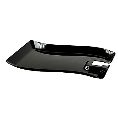 Picture of Fineline Settings 1409-BK Black Rectangle Cocktail Plate