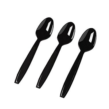 Picture of Fineline Settings 2515-BK Black Spoons- Bag