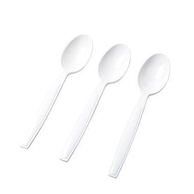 Picture of Fineline Settings 2522-WH White Spoons- BULK