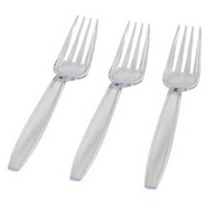 Picture of Fineline Settings 2523-CL Clear Forks- BULK