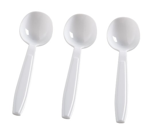Picture of Fineline Settings 2505-WH White Soup Spoons- Box