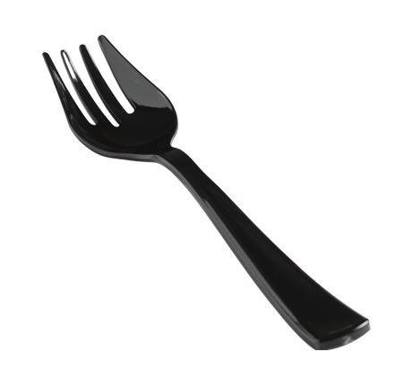Picture of Fineline Settings 3321-BK Black Extra Heavy Duty Serving Fork