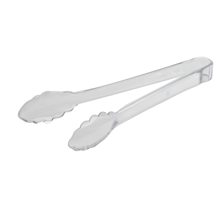Picture of Fineline Settings 3311-WH White 9-Inch Scalloped HD Tongs