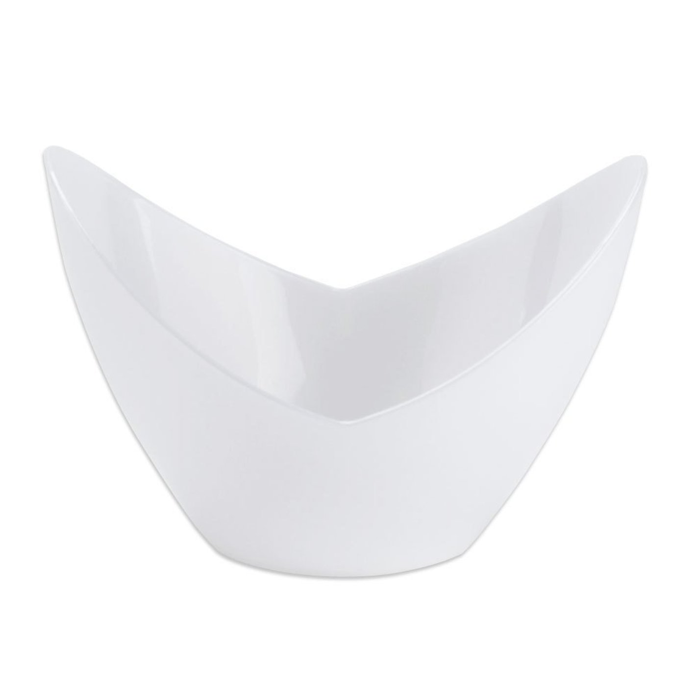 6302-WH White Small Tiny Tureens Appetizer Bowl -  Fineline Settings