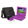 Ematic EPD707PR 7 in. Dvd Player Bundle Purple Ematic EPD707PR 7 in. Dvd Player Bundle Purple