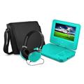 Ematic EPD707TL 7 in. Dvd Player Bundle Teal Ematic EPD707TL 7 in. Dvd Player Bundle Teal