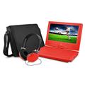 Ematic EPD909RD 9 in. Dvd Player Bundle Red Ematic EPD909RD 9 in. Dvd Player Bundle Red