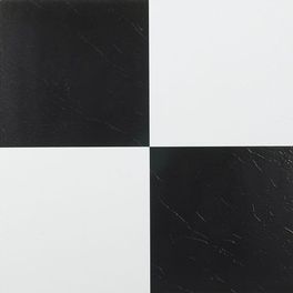 Picture of Achim Importing Co.&#44; Inc. FTVSO10320 NEXUS Black & White 12 Inch x 12 Inch Self Adhesive Vinyl Floor Tile #103
