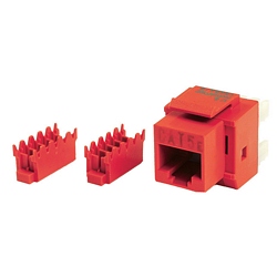 Picture of Generic 180 0293 CAT5e 8p8c Keystone Panel Jack- Red