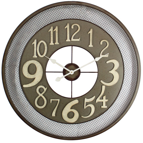 Picture of YOSEMITE HOME DECOR CLKB2A159 Iron Wall Clock
